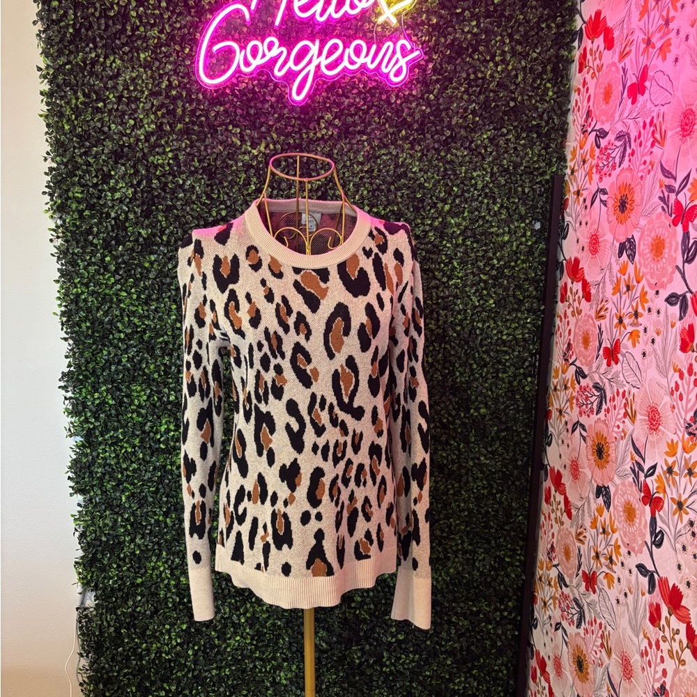 A New Day Animal Print Sweater